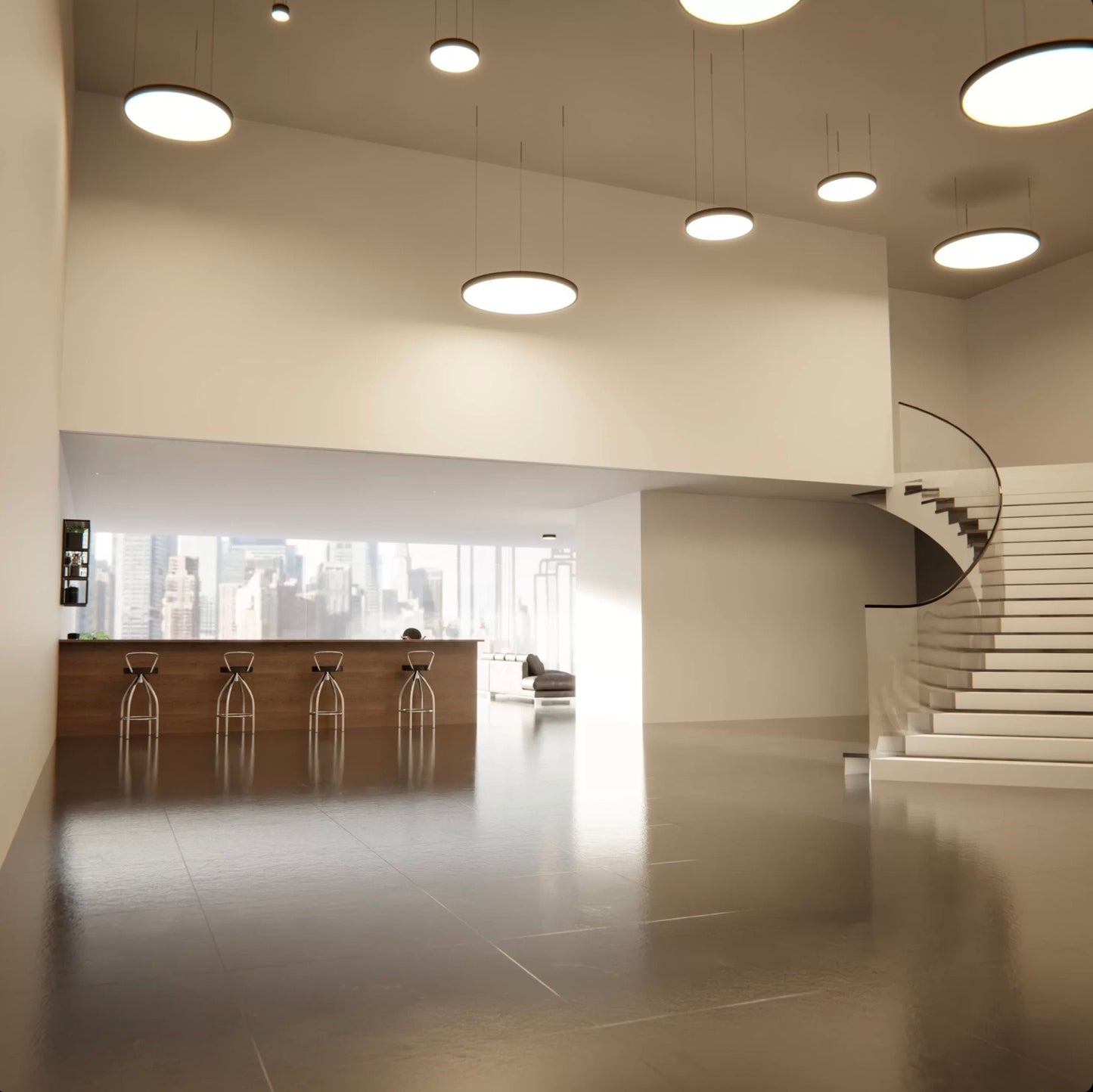LED Deckenleuchte EVELYN Schwarz