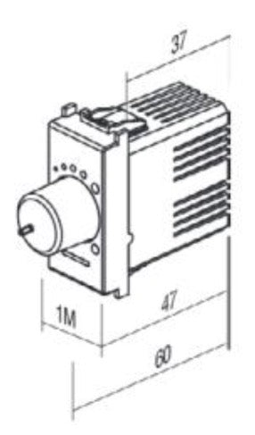 TEM Modul Dimmer Dreh R 250W (EM15)