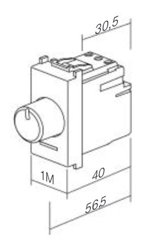 TEM Modul LED Dimmer Dreh-Wechsel 60W (EM13)