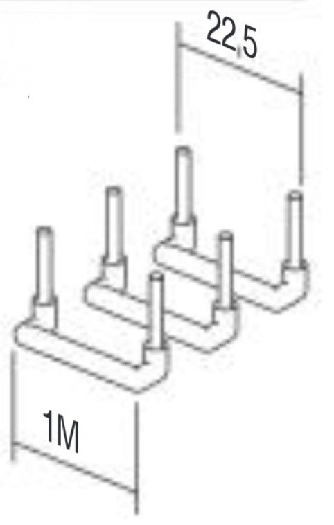 TEM Set Wiring Bridges Colored 3x1.5mm² (CM15)