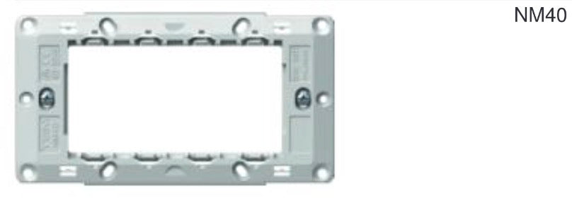 TEM Montageträger mit Schrauben 4M (NM40)