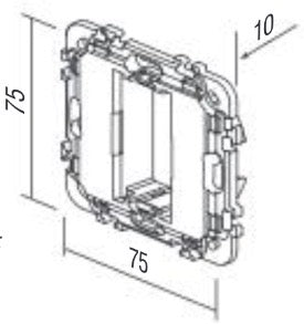 TEM Montageträger ohne Schrauben 1/2M (NM11)
