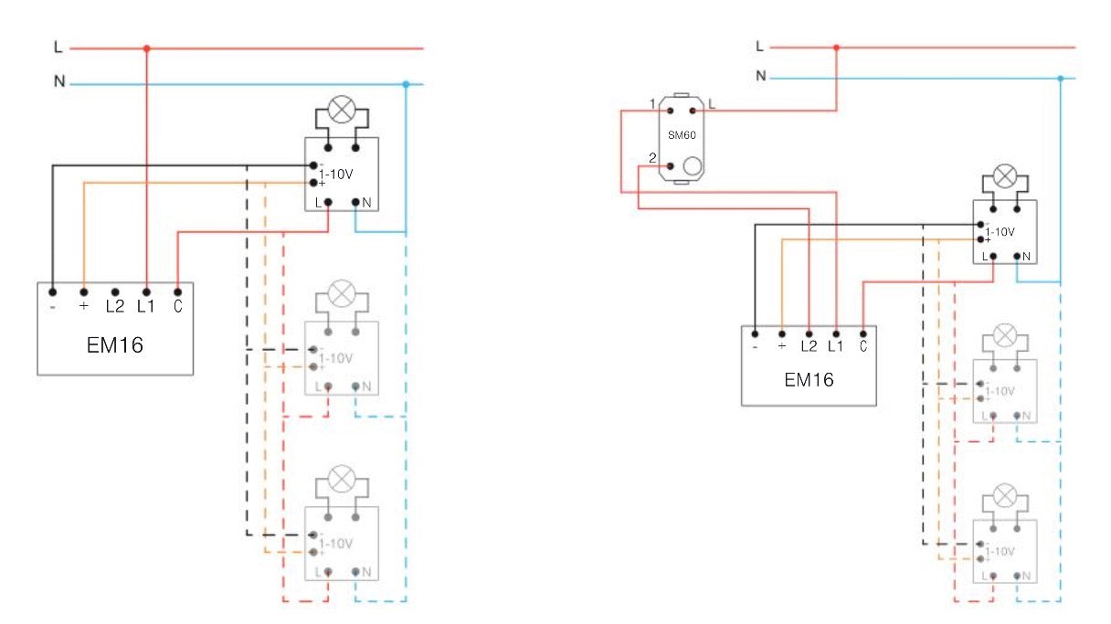 TEM Modul Dimmer Dreh-Wechsel 1-10V 1800VA (EM16)