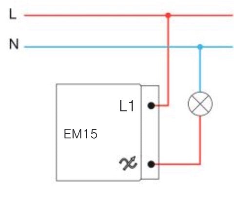 TEM Modul Dimmer Dreh R 250W (EM15)