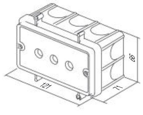 TEM Rectangular box concrete wall BM4 width 4M 60mm (BM40)