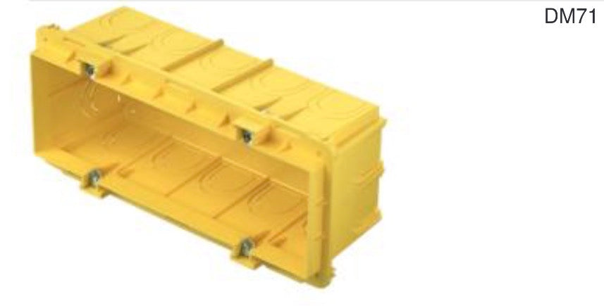TEM Rechteckdose Ziegelwand PM7-65 Breite 7M 65mm (DM71)