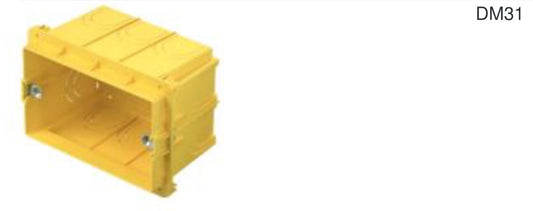 TEM Rechteckdose Ziegelwand PM3-65 Breite 3M 65mm (DM31)