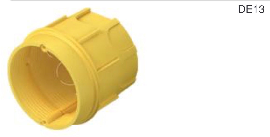 TEM Runddose Ziegelwand Tief MD65-60 Ø65 62mm (DE13)