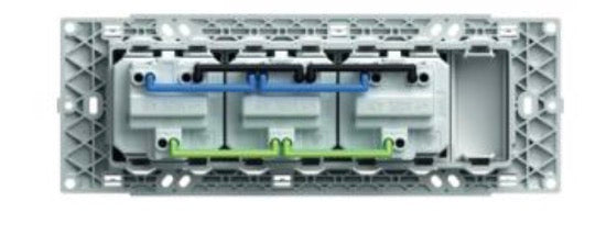 TEM Set Steckdosen 3x Schuko 2P+E 16A 250V~ 7M (CM11)