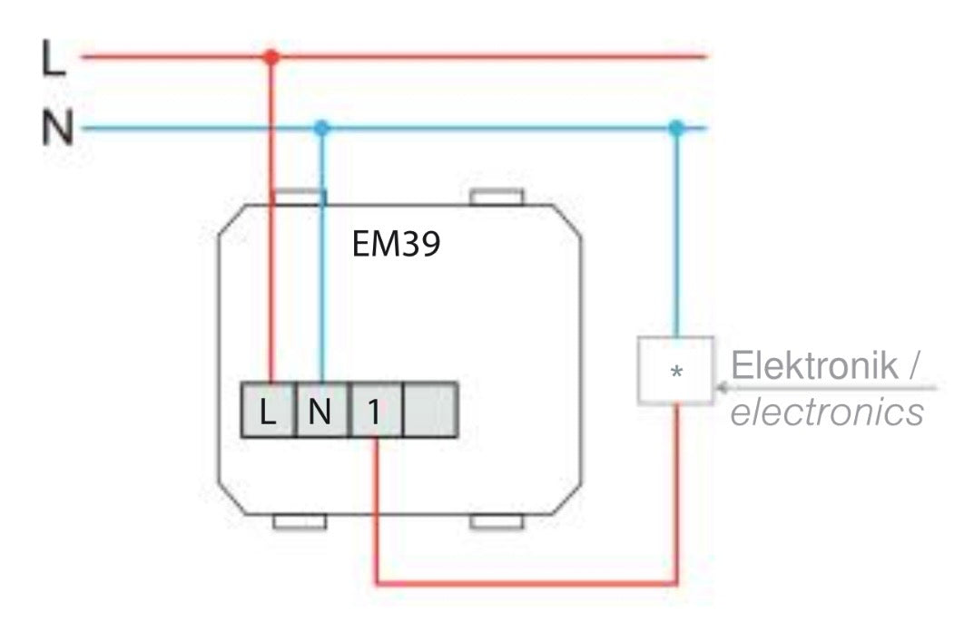 TEM Modul Heizungs-/Kühlungsthermostat 3(1.5)A 230V~ (EM39)